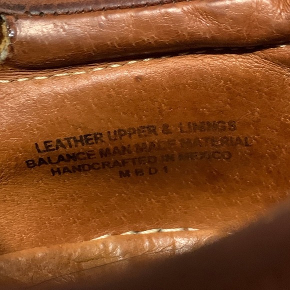 Born Men's Brown Leather Lace-Up Dress Shoes Size 11.5 Comfort Chunky Academia - Picture 11 of 14